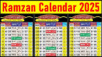 Pakistan All City Sehri & Iftar Time Today 2025 30 Days Roza